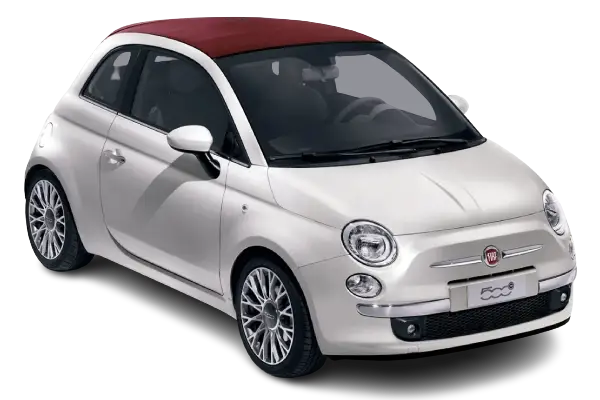 Alquiler Coches Formentera - Fiat 500 Cabrio